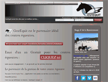 Tablet Screenshot of monclub-equitation.com